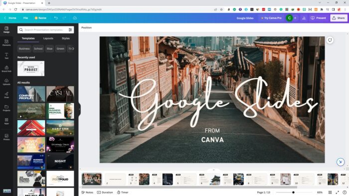 How to Transfer Canva Presentation to Google Slides