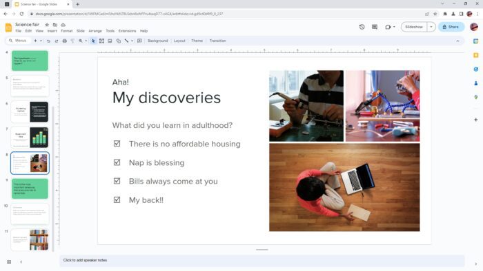 How to Insert Checkboxes in Google Slides