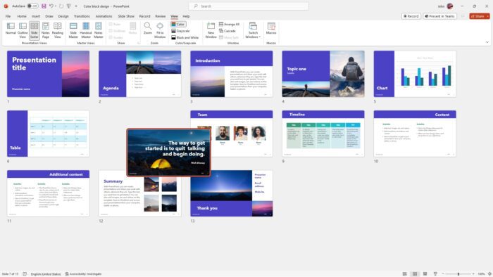 How to Rearrange Slides in PowerPoint