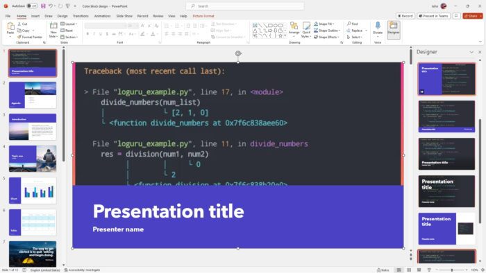 How to Display Code in Microsoft PowerPoint?