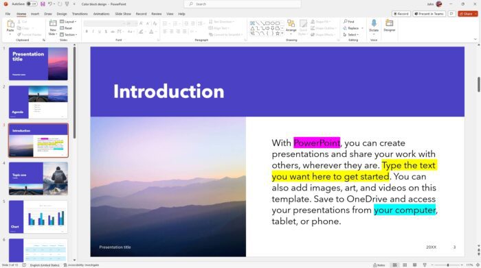 How to Highlight Text in PowerPoint