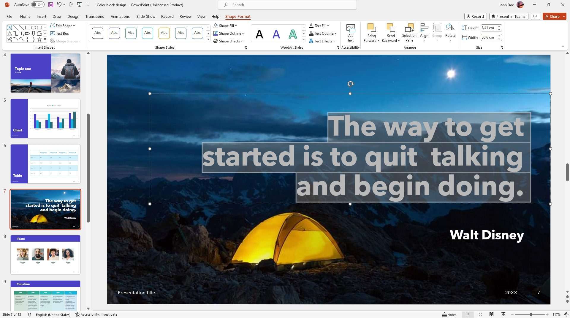 How to Blur Text in PowerPoint 15