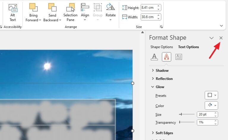 How To Blur Text In Powerpoint [2 Methods] - Vegaslide