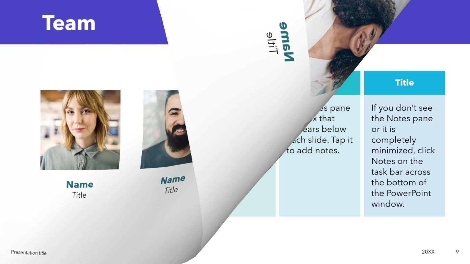 How to add page turn transition in powerpoint vegaslide