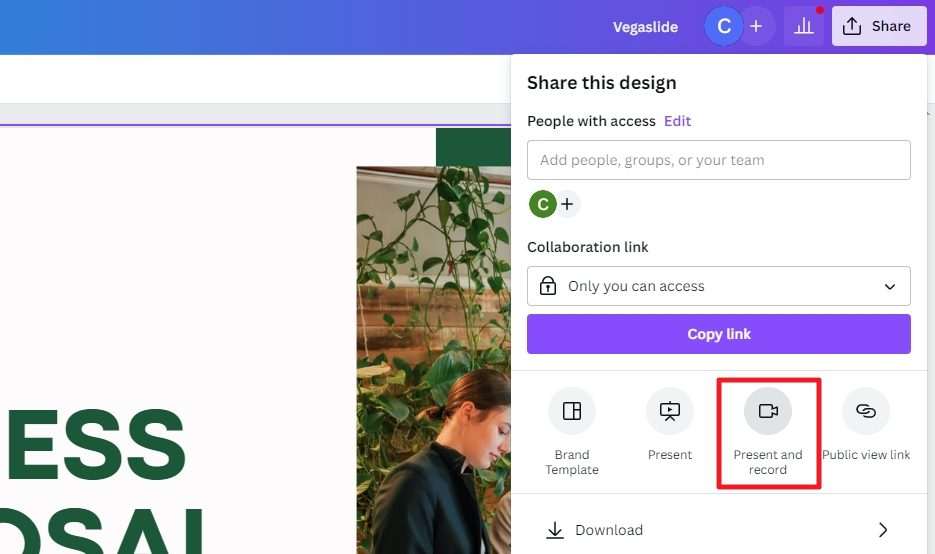 How To Add Your Voiceover To Canva Presentation Vegaslide