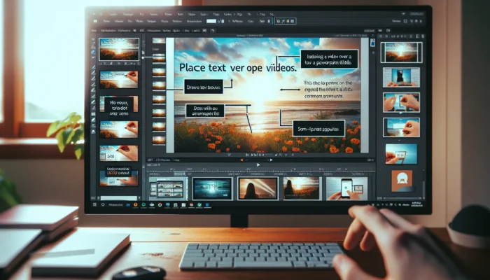 How to Place Text Over Video on PowerPoint Slides